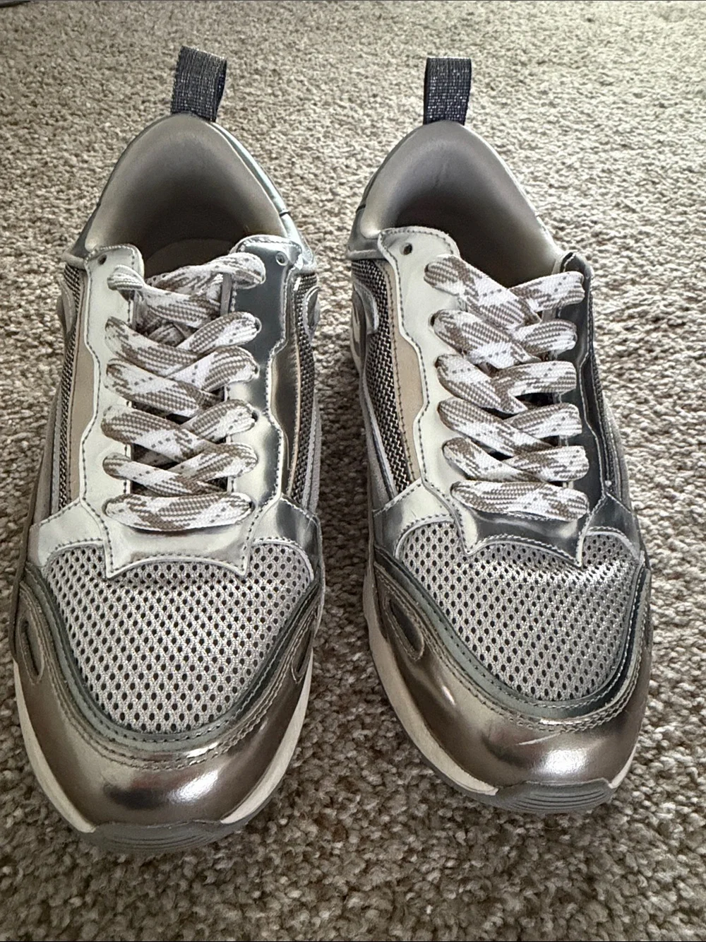 Sandro Flame Silver Sneakers - Picture 3 of 10